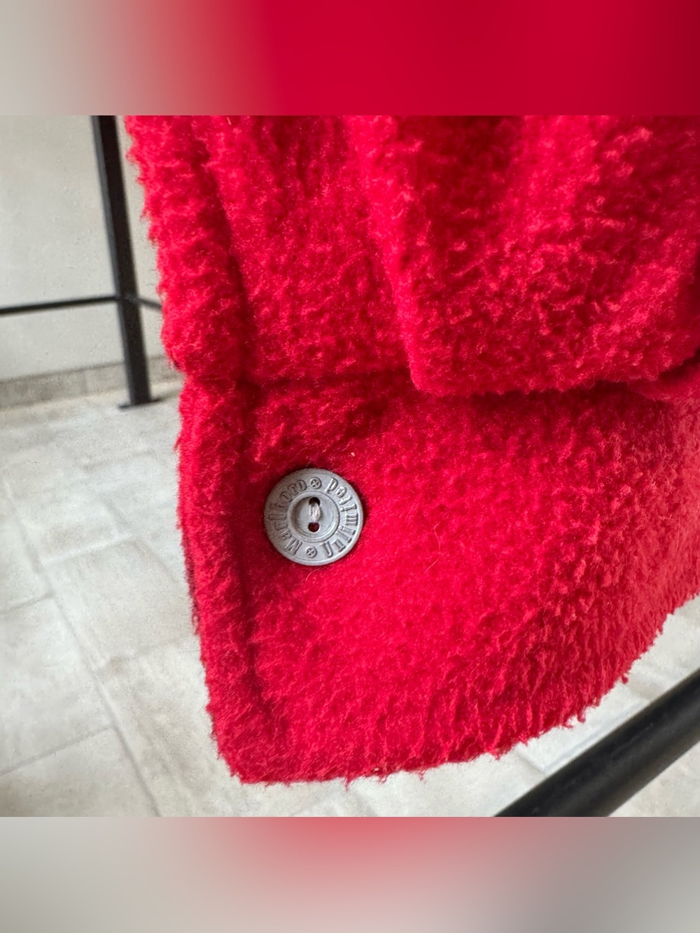 Vintage Marlboro Red Half-Zip Fleece with Buffalo Plaid Size XXL - Picture 4 of 6